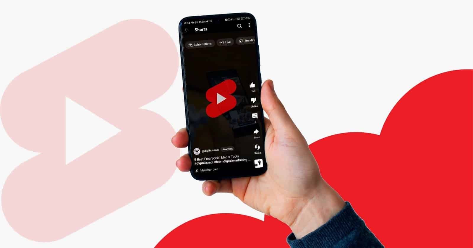 YouTube Shorts – Short Video Content का Future! Eye-catching YouTube Shorts icon with a play button.